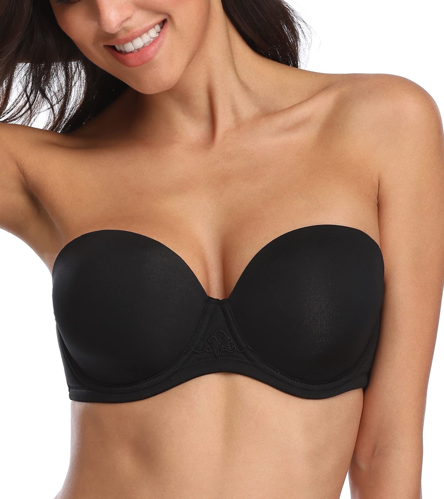 Women's Full Coverage Strapless Bra Plus Size