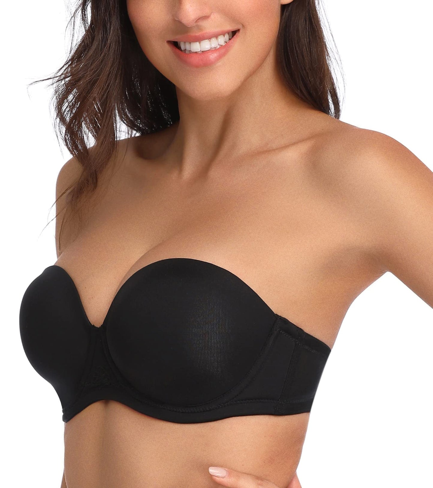 Women's Full Coverage Strapless Bra Plus Size