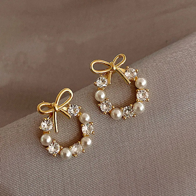 Korean Style Butterfly Ear Clips Without Piercing For Women Sparkling Zircon Ear Cuff Clip Earrings Wedding Party Jewelry Gifts